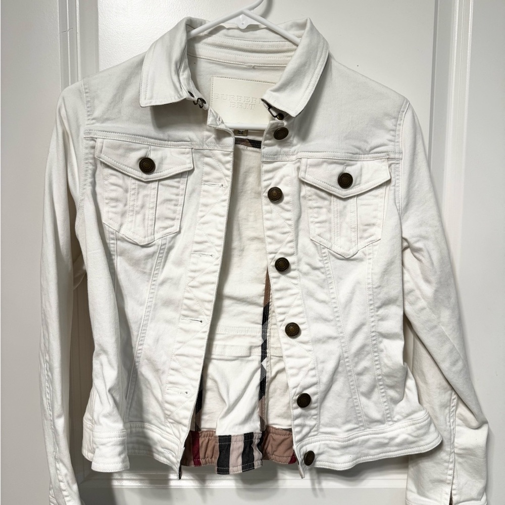 Women's White Denim Jacket